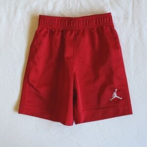 jordan red athletic shorts 2T toddler boys